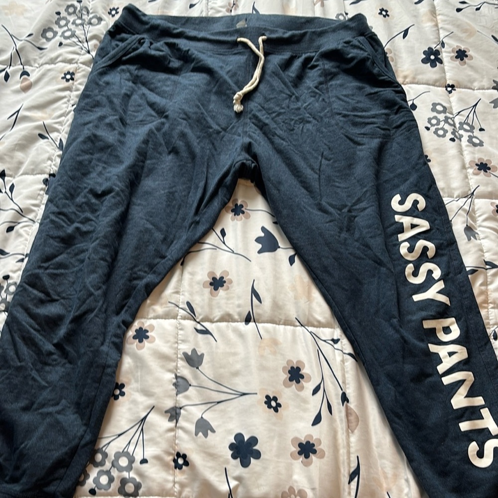 Sassy Pants Women's Black Drawstring Joggers